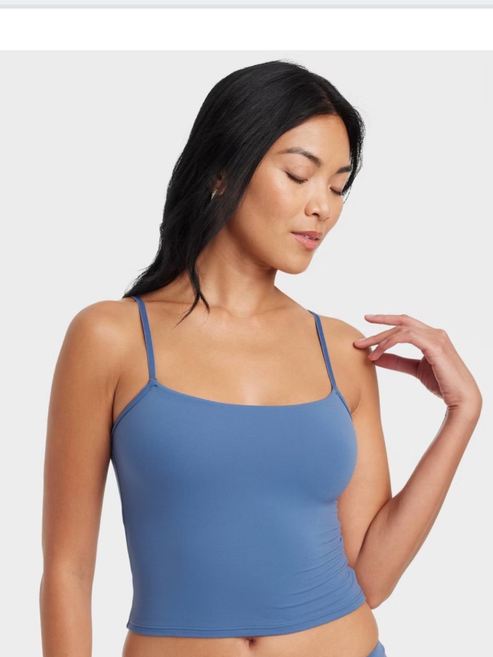 Auden Dusty Blue Stretch Cami Tank